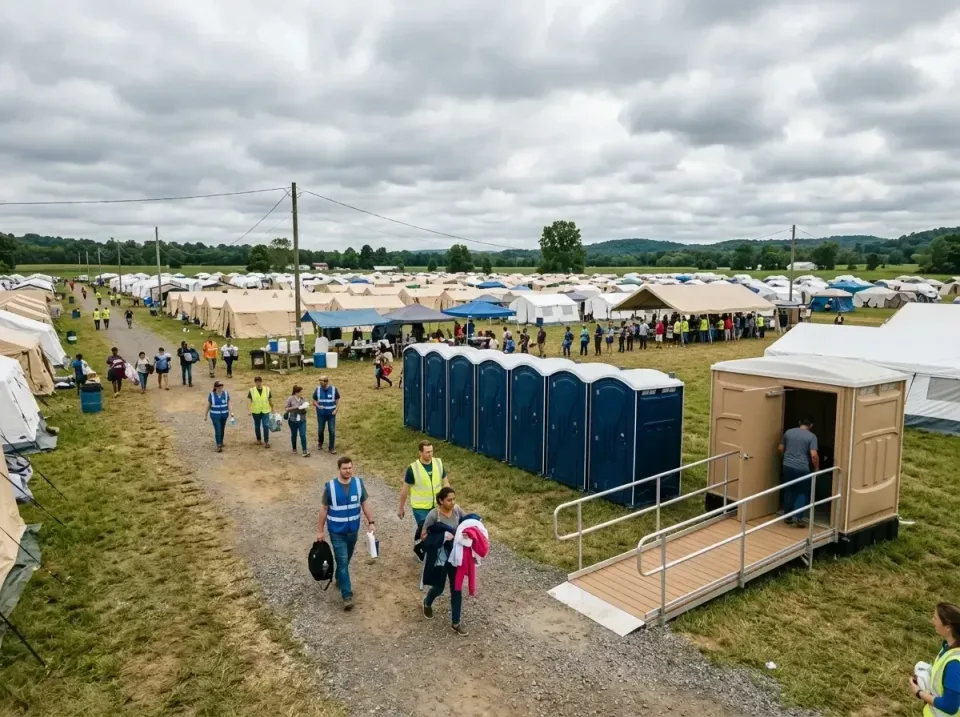 disaster-relief-camp-restrooms-010 — frequently asked questions, Dumpster & Portable Bathrooms Rental in Messiah College, PA